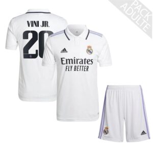 PACK REAL MADRID DOMICILE VINICIUS 2022-2023