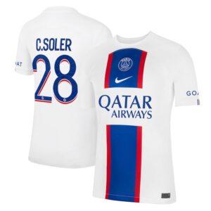 MAILLOT PSG THIRD CARLOS SOLER 2022-2023