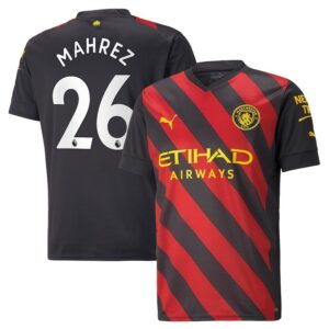 MAILLOT MANCHESTER CITY EXTERIEUR MAHREZ 2022-2023