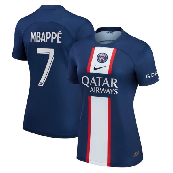 MAILLOT PSG DOMICILE FEMME MBAPPE 2022-2023