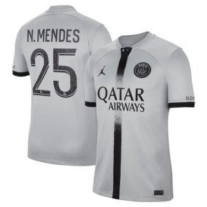 MAILLOT PSG EXTERIEUR NUNO MENDES 2022-2023