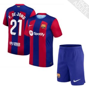 PACK FC BARCELONE DOMICILE FRENKIE DE JONG SAISON 2023-2024