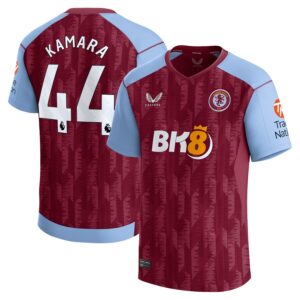 MAILLOT ASTON VILLA DOMICILE KAMARA 2023-2024