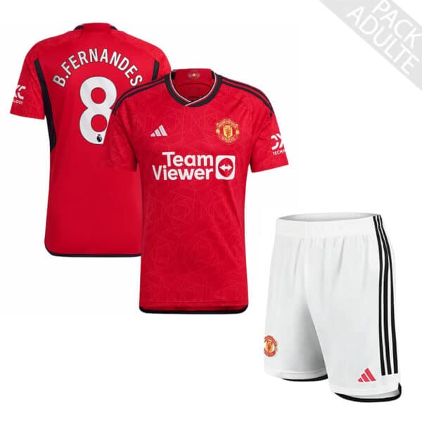 PACK MANCHESTER UNITED DOMICILE BRUNO FERNANDES SAISON 2023-2024