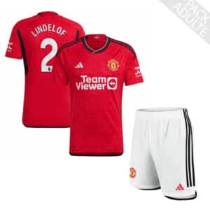 PACK MANCHESTER UNITED DOMICILE LINDELOF ENSEMBLE SAISON 2023-2024