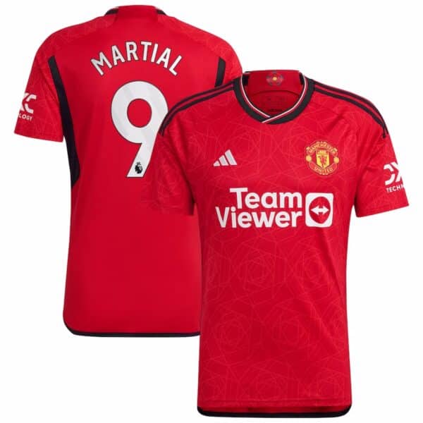 MAILLOT MANCHESTER UNITED DOMICILE MARTIAL 2023-2024