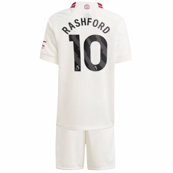 PACK JUNIOR MANCHESTER UNITED THIRD RASHFORD 2023-2024