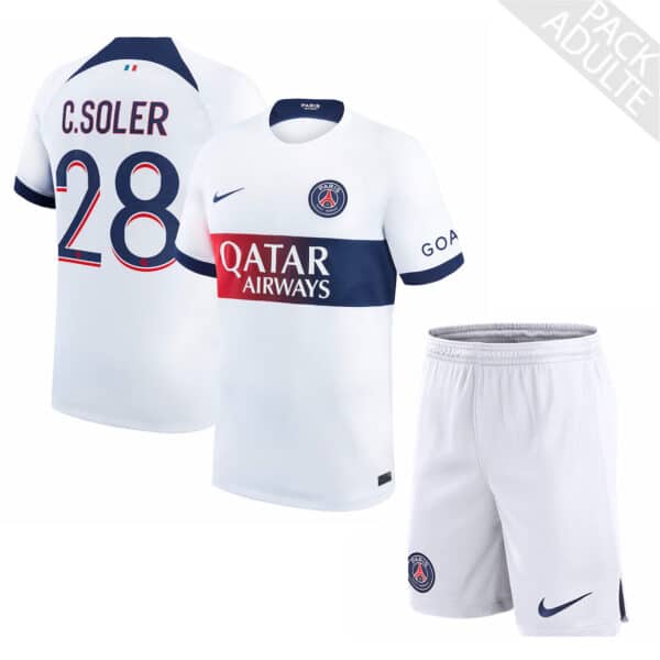 PACK PSG EXTERIEUR CARLOS SOLER 2023-2024