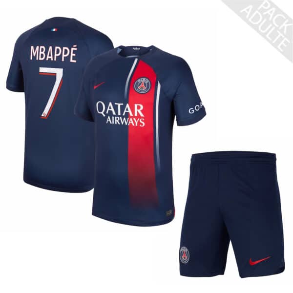 PACK PSG DOMICILE MBAPPE 2023-2024