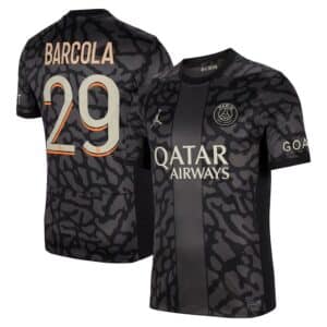 MAILLOT PSG THIRD BARCOLA 2023-2024