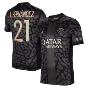 MAILLOT PSG THIRD LUCAS HERNANDEZ 2023-2024