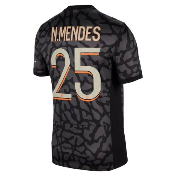 MAILLOT PSG THIRD NUNO MENDES 2023-2024