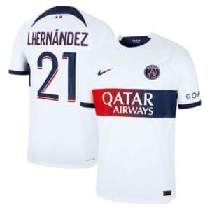 MAILLOT PSG EXTERIEUR LUCAS HERNANDEZ VERSION VAPOR MATCH 2023-2024