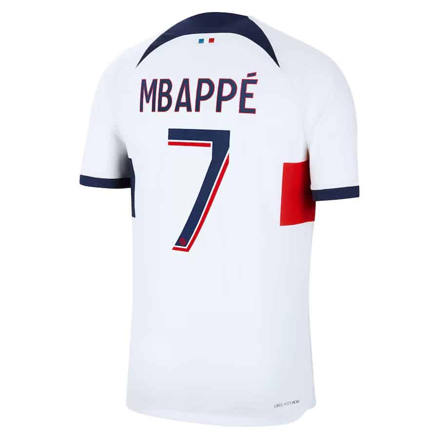 MAILLOT PSG EXTERIEUR MBAPPE VERSION VAPOR MATCH 2023-2024