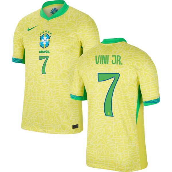 MAILLOT BRESIL DOMICILE VINICIUS JR SAISON 2024-2025