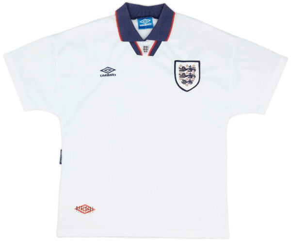 MAILLOT RETRO ANGLETERRE DOMICILE SAISON 1993-1995