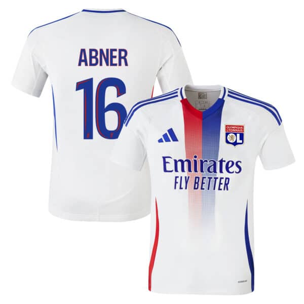 MAILLOT OLYMPIQUE LYONNAIS DOMICILE ABNER SAISON 2024-2025