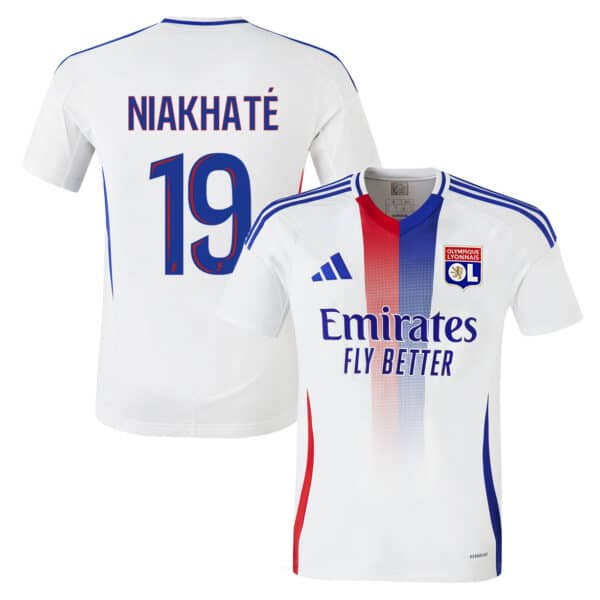 MAILLOT OLYMPIQUE LYONNAIS DOMICILE NIAKHATE SAISON 2024-2025