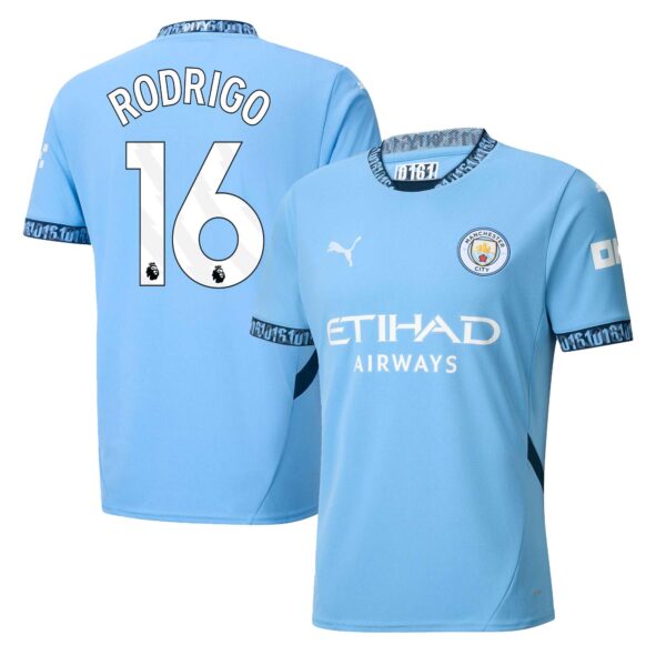 MAILLOT MANCHESTER CITY DOMICILE RODRI 2024-2025